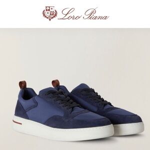 Loro Piana Newport Walk Sneakers Italian Lux AUTHENTIC EUC 45 US 12